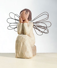 Willow Tree® sculptures from DEMDACO - Angel of Caring - Click Image to Close